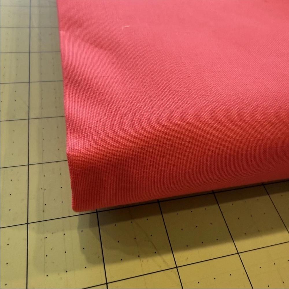Canvas Woven Fabric Bright Pink 2 yards + 22 inches L x 36" W - Picture 2 of 7